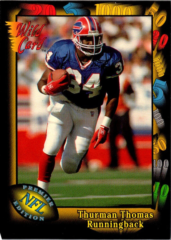 1991 Wild Card Thurman Thomas #135