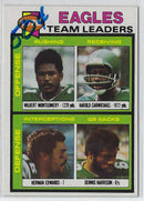 1979 Topps Wilbert Montgomery/Harold Carmichael/Herman Edwards/Dennis Harrison