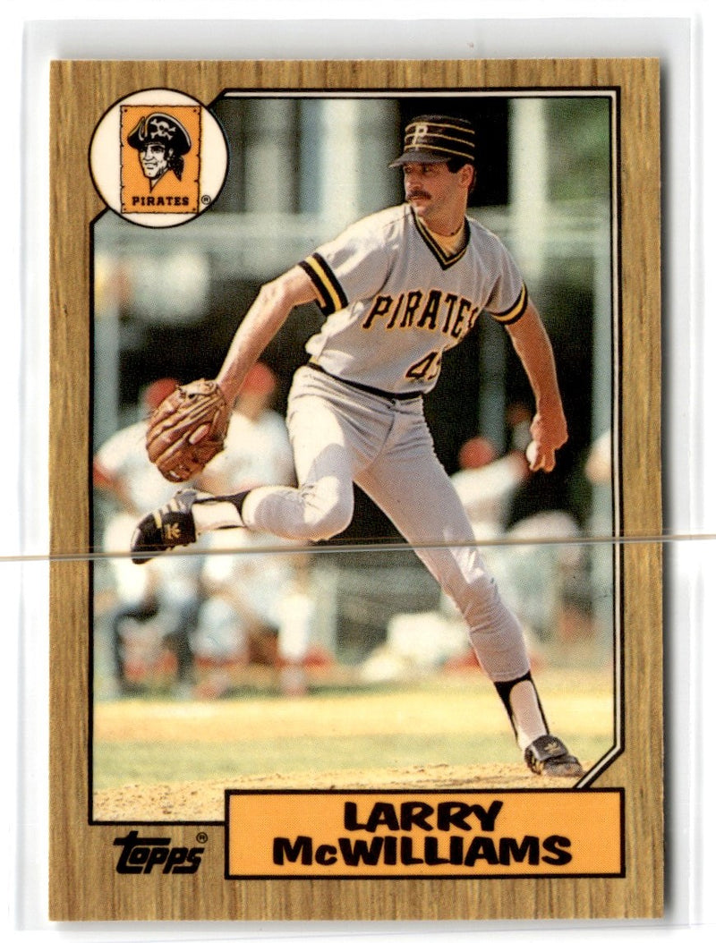 1987 Topps Tiffany Larry McWilliams