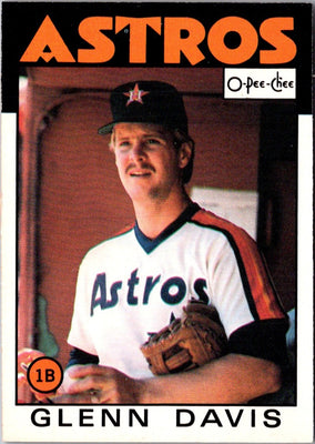1986 O-Pee-Chee Glenn Davis #389
