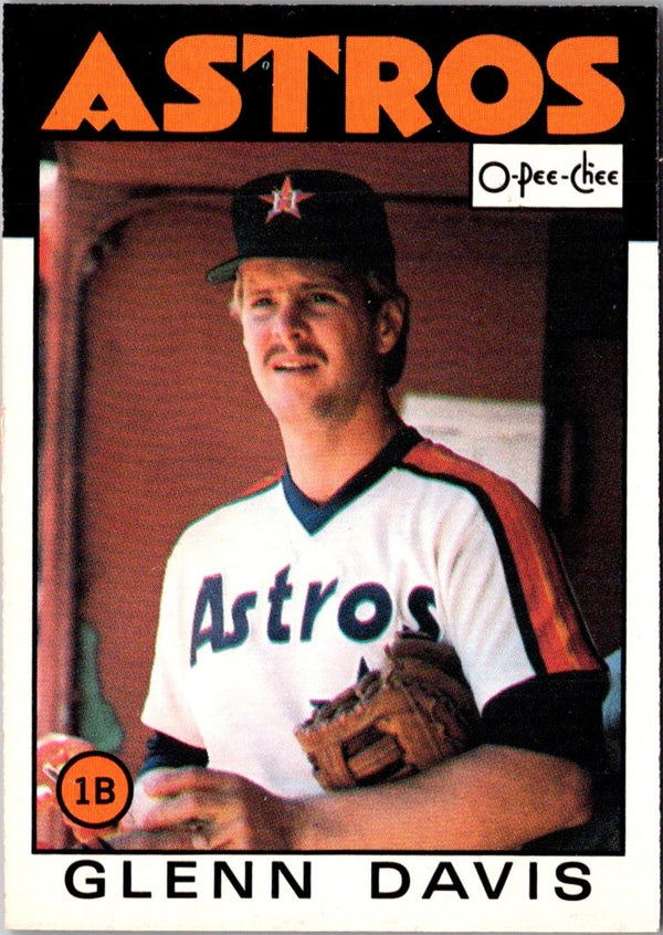 1986 O-Pee-Chee Glenn Davis #389