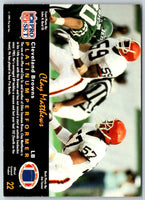 1991 Pro Set Platinum Clay Matthews #22