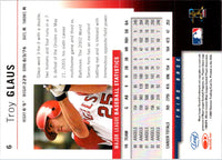 2004 Leaf Press Proofs Red Troy Glaus #6