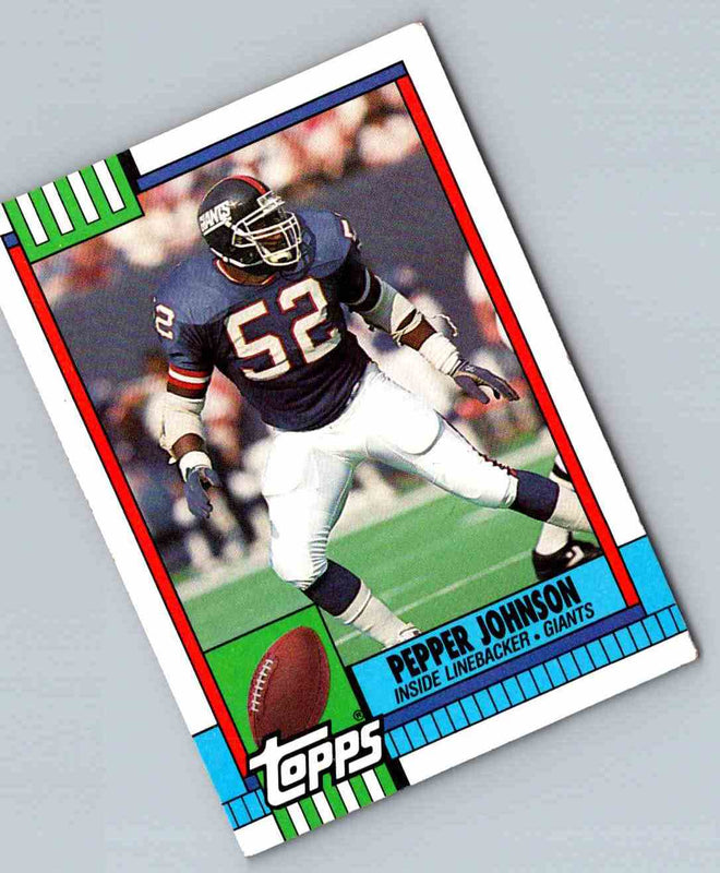 1990 Topps Pepper Johnson #54