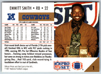 1992 Pro Set Power Emmitt Smith #22