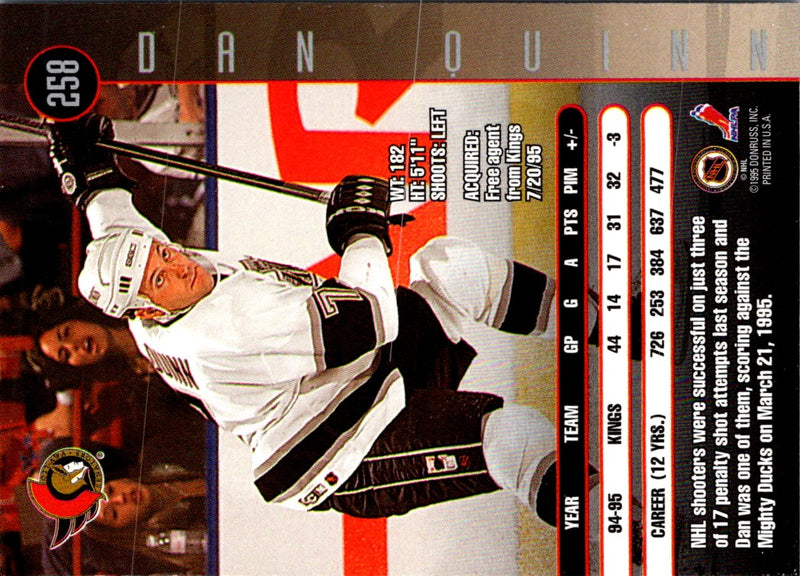 1995 Leaf Dan Quinn