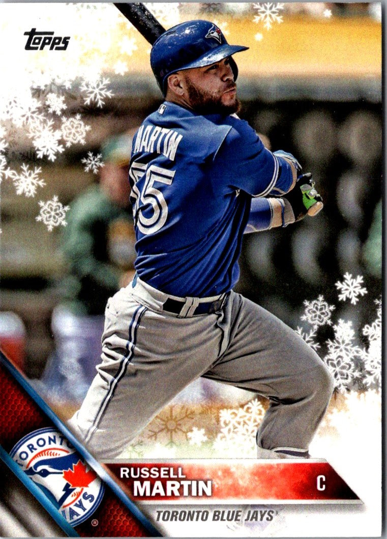 2016 Topps Holiday Baseball Russell Martin