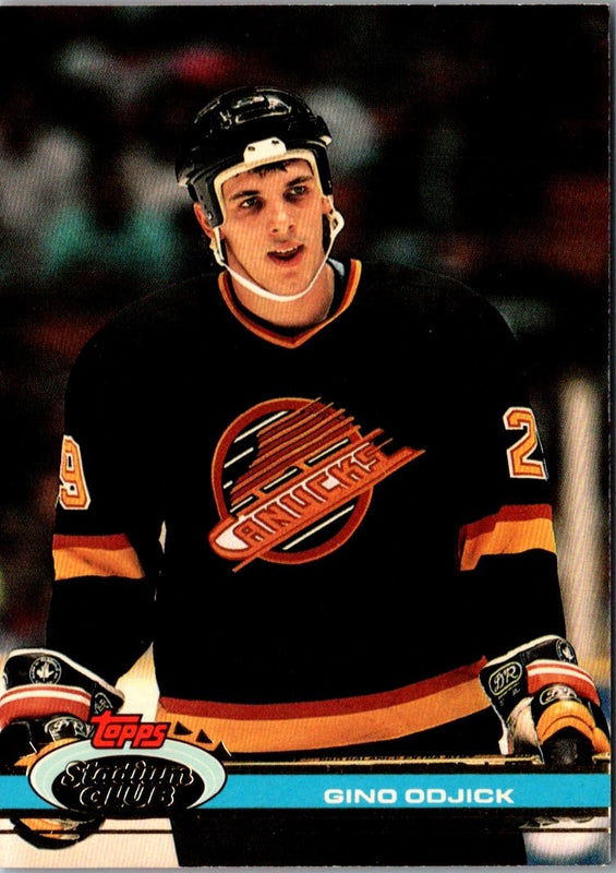 1991 Stadium Club Gino Odjick #338