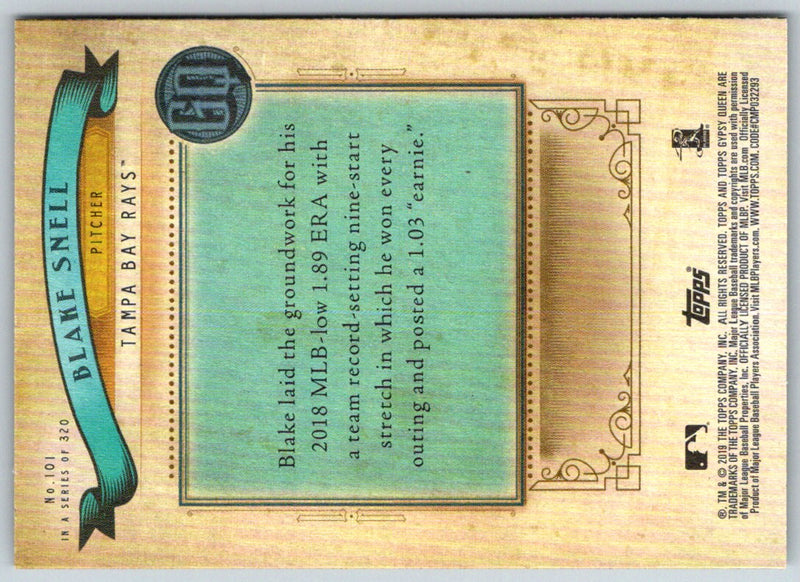 2019 Topps Gypsy Queen Green Blake Snell