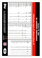 2005 Topps Philadelphia Eagles #359