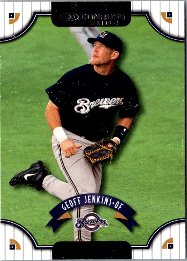 2002 Donruss Geoff Jenkins #77