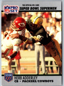 1990 Pro Set Super Bowl 160 Herb Adderley