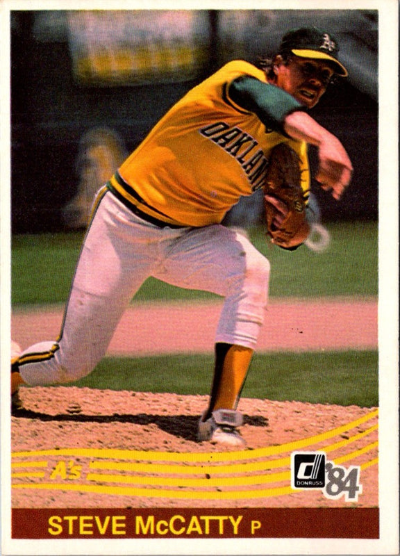 1984 Donruss Steve McCatty #420