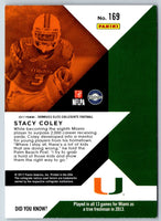 2017 Panini Contenders Optic Stacy Coley #169 Rookie