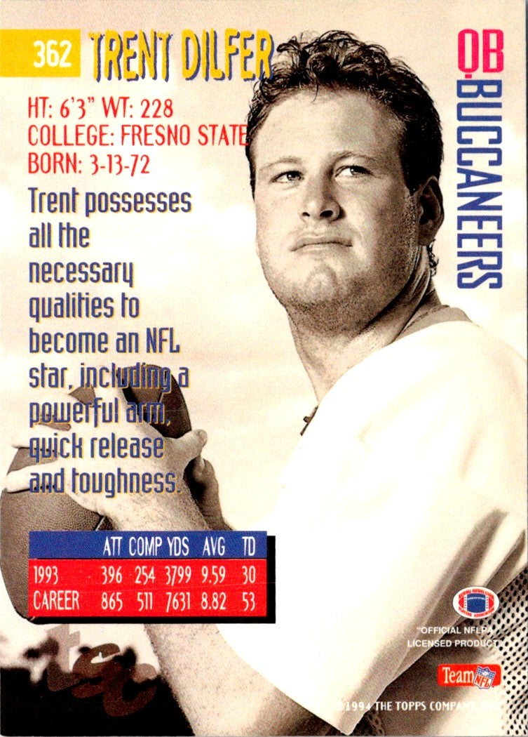 1994 Stadium Club Trent Dilfer