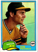 1981 Topps Rob Picciolo