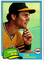1981 Topps Rob Picciolo #604