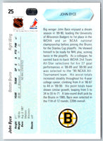 1990 Upper Deck John Byce #25 Rookie