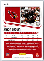 2018 Score Scorecard Jaron Brown #8