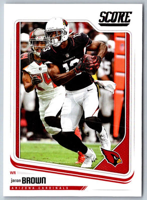 2018 Score Scorecard Jaron Brown #8