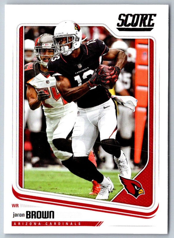 2018 Score Scorecard Jaron Brown #8