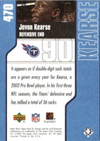 2002 Upper Deck XL Jevon Kearse #470