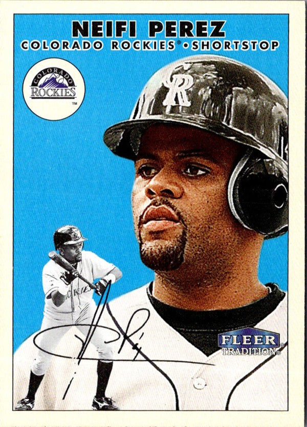 2000 Fleer Tradition Neifi Perez #130