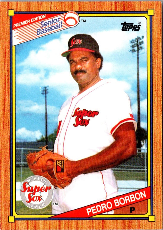 1989 Topps Senior League Pedro Borbon #77
