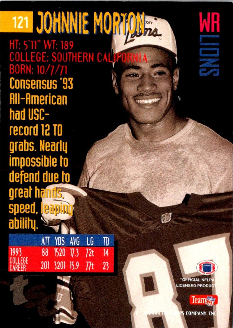 1994 Stadium Club Johnnie Morton
