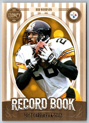 2019 Panini Legacy Record Book Rod Woodson #RB-RW