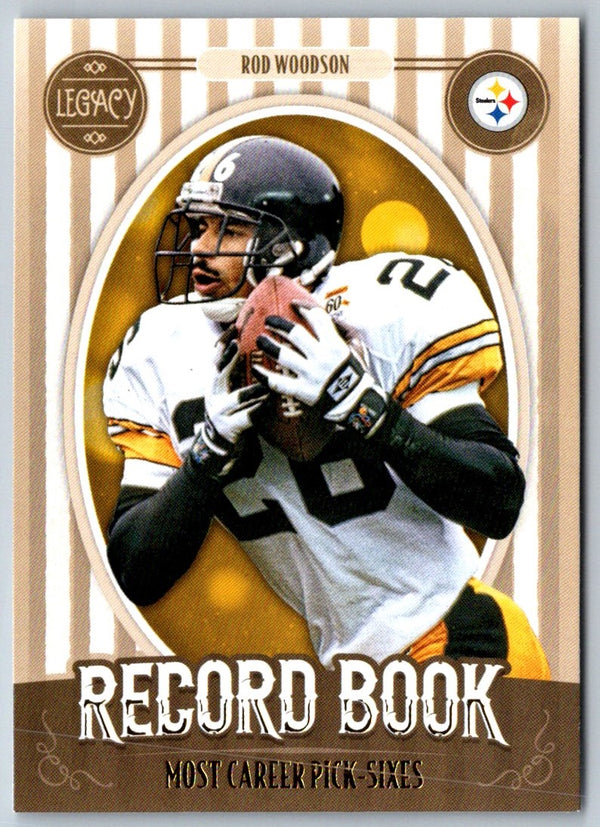 2019 Panini Legacy Record Book Rod Woodson #RB-RW