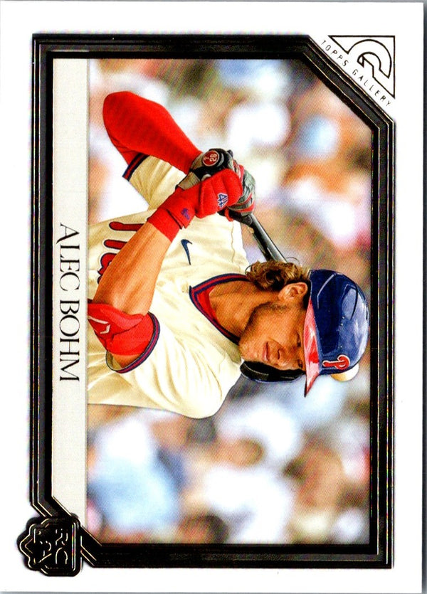 2021 Topps Gallery Printer Proof Alec Bohm #122