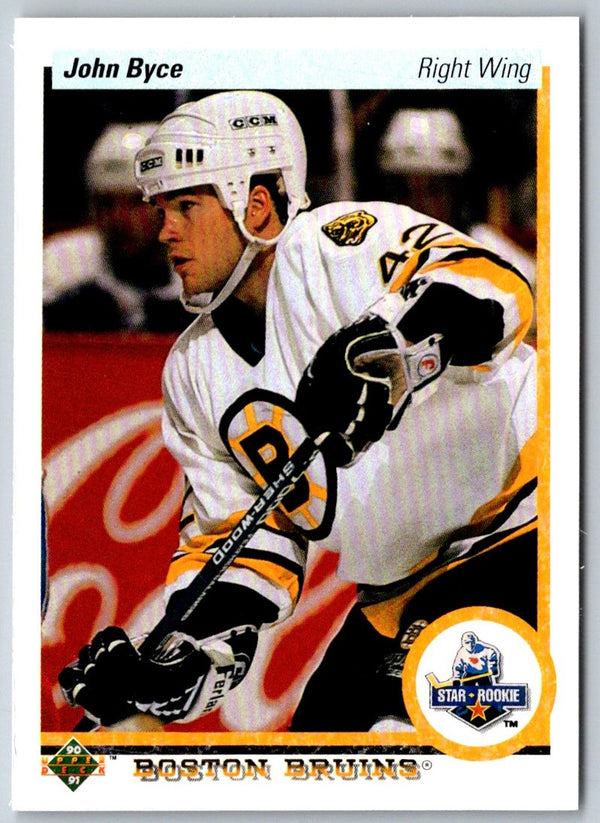 1990 Upper Deck John Byce #25 Rookie