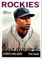 2013 Topps Heritage Chris Nelson #91