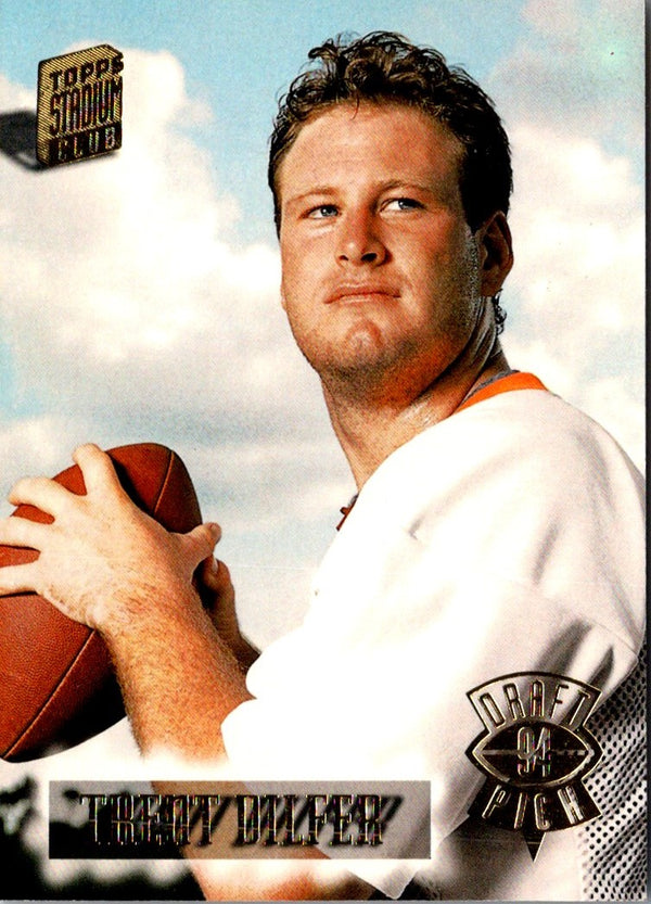 1994 Stadium Club Trent Dilfer #362 Rookie