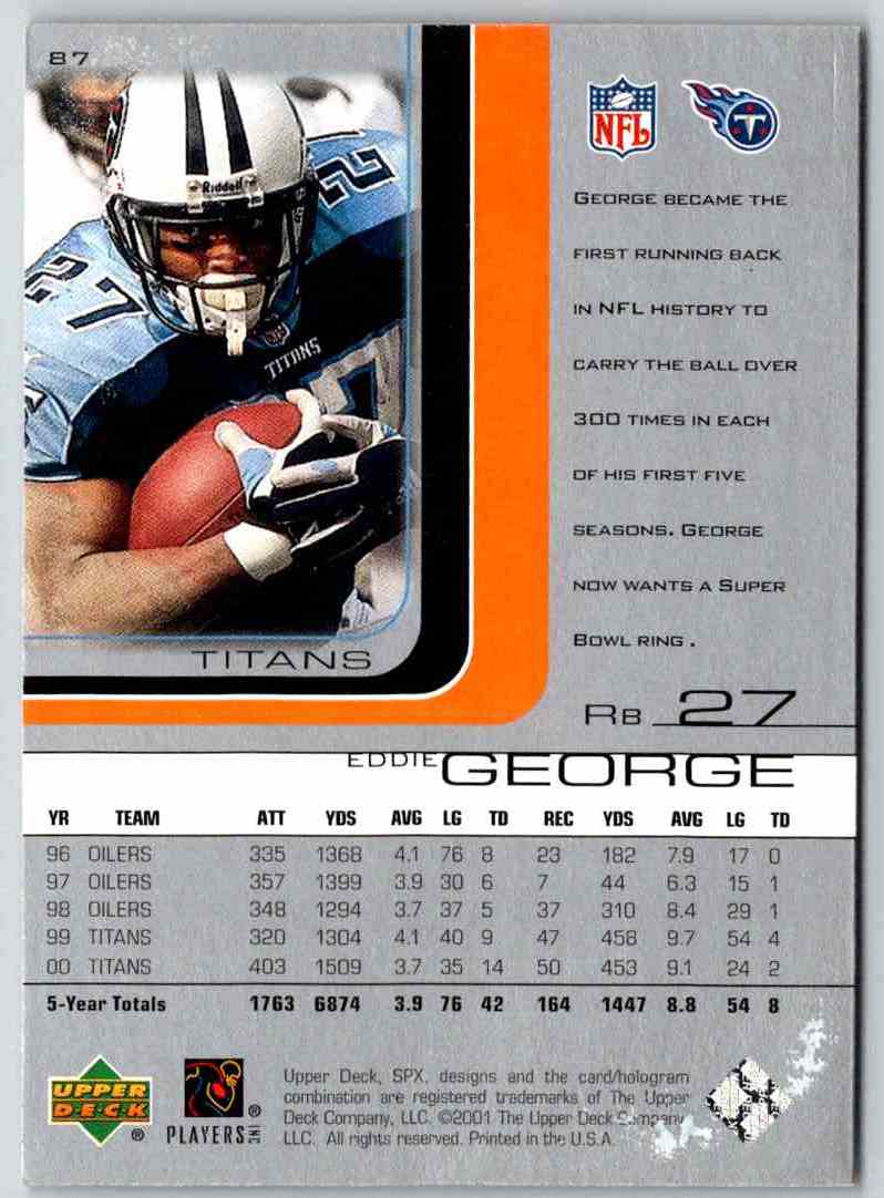 2000 Upper Deck Eddie George