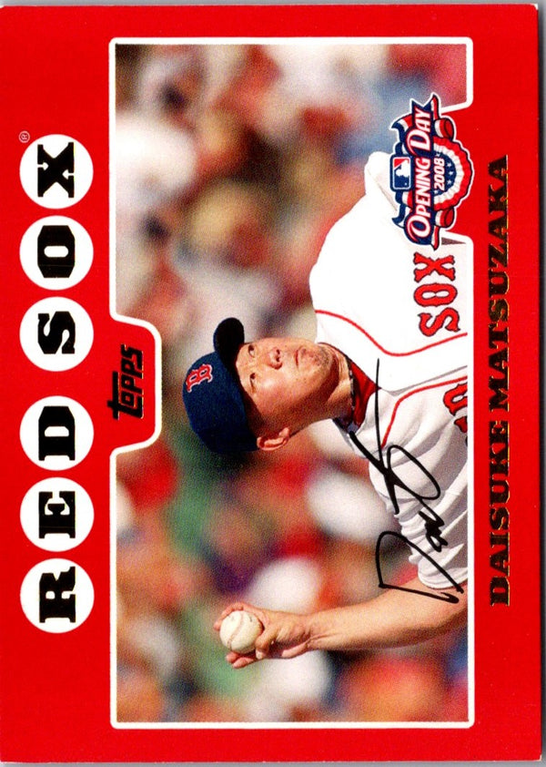 2007 Topps Daisuke Matsuzaka #630A Rookie