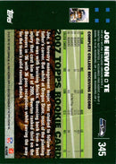 2007 Topps Joe Newton