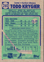 1990 Topps Todd Krygier #260 Rookie