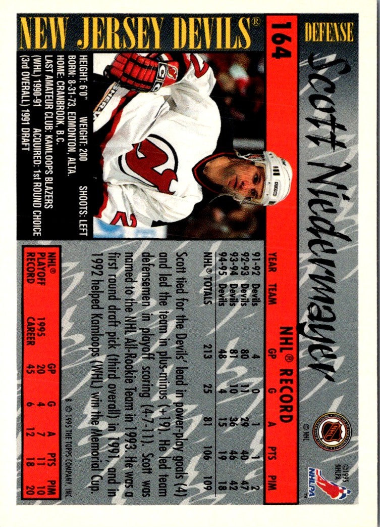 1995 Topps Scott Niedermayer