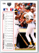 1989 O-Pee-Chee 1988 World Series Game 3 - Mark McGwire