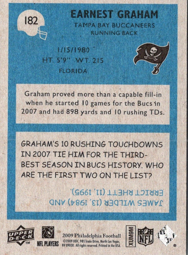 2009 Upper Deck Earnest Graham