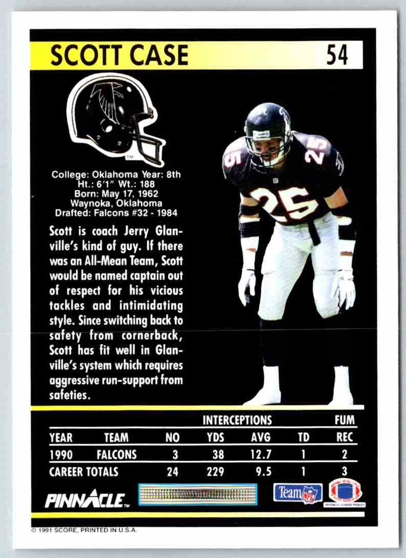 1991 Pinnacle Scott Case