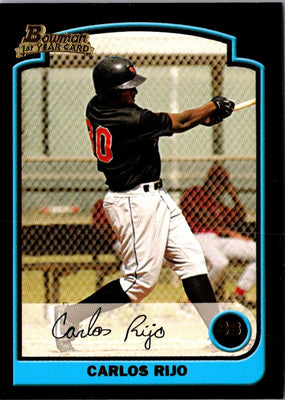2003 Bowman Carlos Rijo #293 Rookie