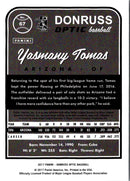 2017 Donruss Optic Yasmany Tomas