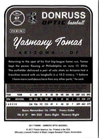 2017 Donruss Optic Yasmany Tomas #67