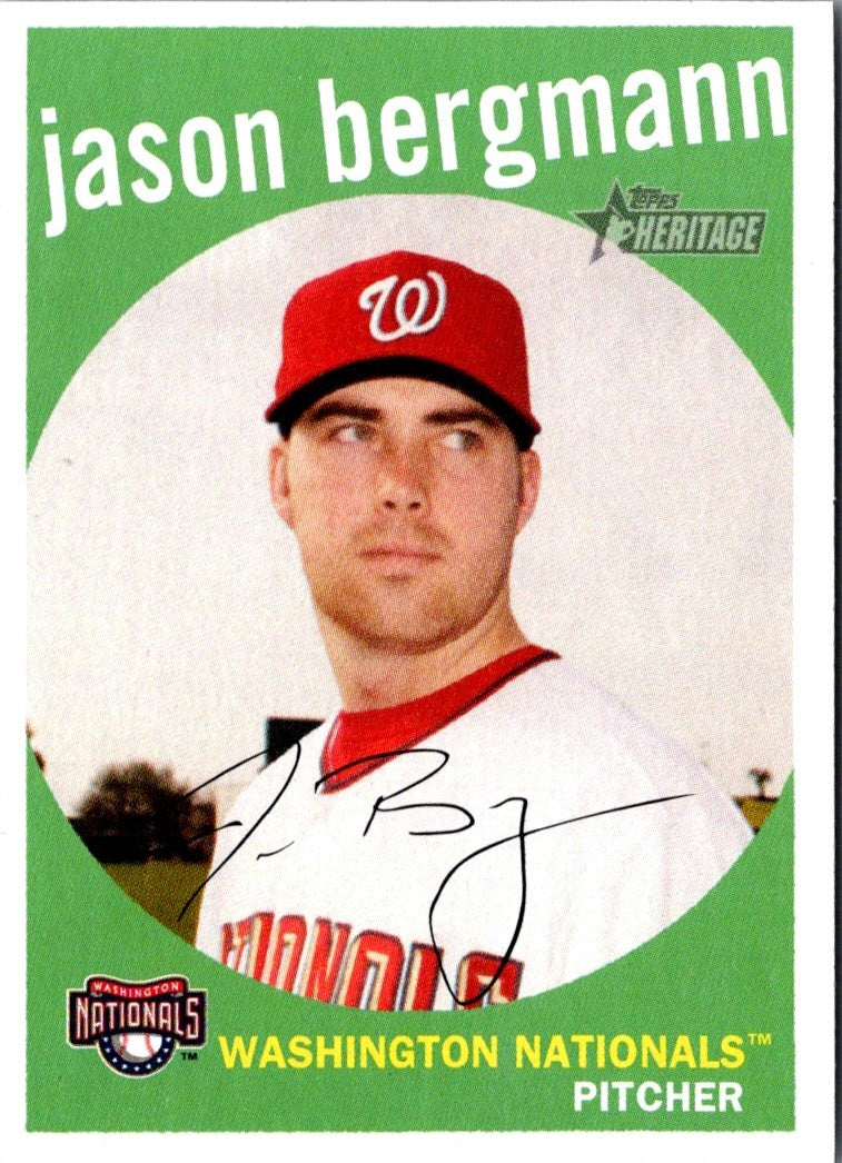 2008 Topps Heritage Jason Bergmann