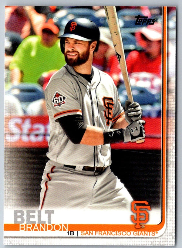 2019 Topps San Francisco Giants Brandon Belt #SG-7