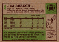 1984 Topps Jim Breech #36