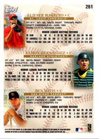 1998 Topps Ramon Hernandez/Ben Davis/Eli Marrero #261